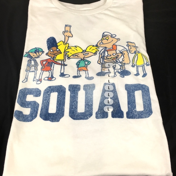 Nickelodeon Other - Nickelodeon Men's Hey Arnold Squad T-Shirt White L